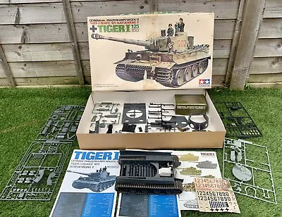 Vintage Tamiya 1:25 German WW2 TIGER I (SD.KFZ. 181)/KIT NO. DTW 111/ Very Rare/ • £249.85