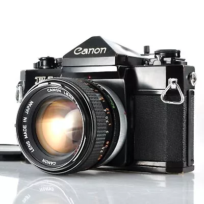 Canon F-1 Film Camera Body + FD 50mm F/1.4 S.S.C. Lens F1 From Japan [Exc+3] • £297.59