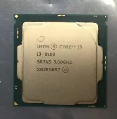 AU Seller Intel Core I3 8100 CPU LGA1151 Tested • $50