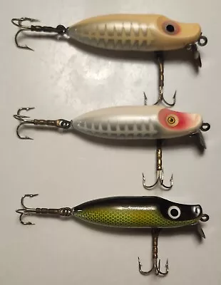 3 (exc) Post-war 1948 Millsite Wig Wag Sinker Vintage Fishing Lures • $53.99