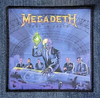 Megadeth Rust In Peace Sublimated Printed Patch | Thrash Heavy Metal Band Logo • $6.99