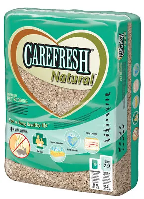 Carefresh Natural 60 Litre Bedding - Small Animal/Rabbit Reptile Paper Bedding • £28.55