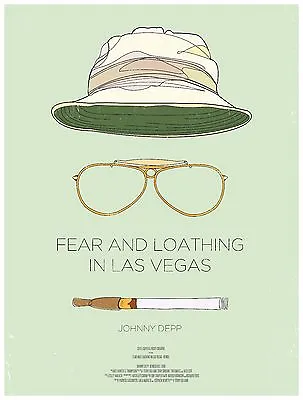 £3.99 • Buy Fear And Loathing In Las Vegas 1998 Movie Poster A0-A1-A2-A3-A4-A5-A6-MAXI 211