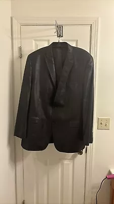 Marc New York By Andrew Marc Mens Black Long Sleeve Button Front Jacket Size XL • $10