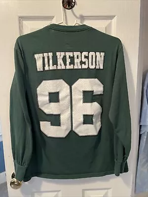 Muhammad Wilkerson New York Jets Majestic Men’s Green Ling Sleeve Shirt Medium • $11.99