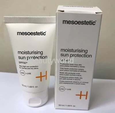 Mesoestetic Moisturising Sun Protection SPF50+ 50ml Sunscreen #usau • $58.15