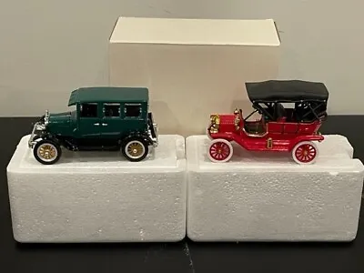 National Motor Museum Mint 1926 FORD FORDOR & 1909 Model T Touring 2 Pack 1/32 • $14.99