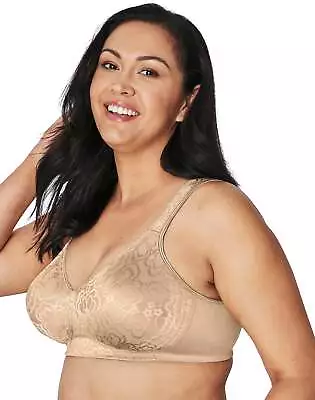 Playtex 18 Hour Bra Wirefree Ultimate Lift True Support Womens 4745 Natural Soft • $17.99