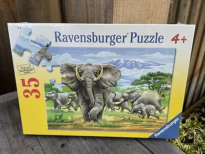 Ravensburger Jigsaw Puzzle Elephants 086306 35 Pcs Brand New Sealed • $19.95