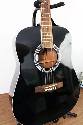 Maestro By Gisbon Acoustic Concert Guitar -  SA41BKCH With Road Runner Case • $95.95