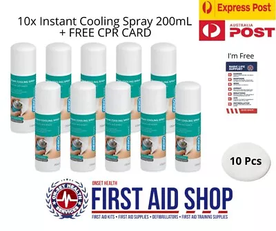 10 X Instant Cold  Magic  Spray 200ml Sports Injury ICE COOLING SPRAY • $119.95