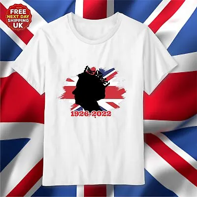 £9.99 • Buy Union Jack Queen Elizabeth Crown T-Shirt Mens Womens RIP QUEEN 1926-2022 TShirt
