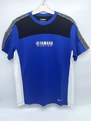 Official 2024 Yamaha Racing Paddock Blue Streetwear Men's 'Kan' T-Shirt • £38.99