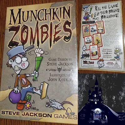 NEW!  Munchkin Zombies  Card Game By Steve Jackson (2012) • $58