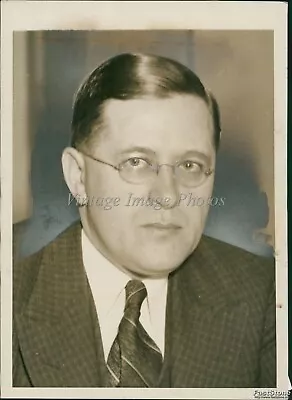 1939 Elmer A Benson Minnesota Gov Offered I.C.C Post By F.D.R Politics Photo 5X7 • $19.99