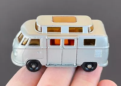 Original Matchbox Lesney Series #34 Grey Volkswagen Camper Near Mint NR! • $16.50