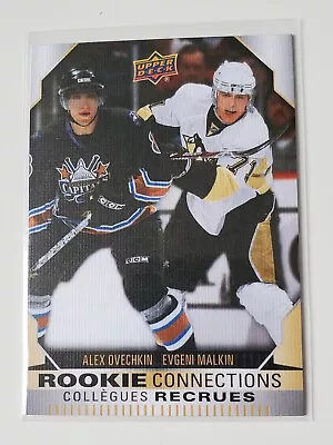 2023-24 UD Tim Hortons Duos Rookie Connections Alex Ovechkin Evgeni Malkin  • $1.38