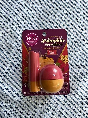 New EOS Smooth Lip Balm 2023 PUMPKIN EVERYTHING CREME BRULEÉ • $9.99