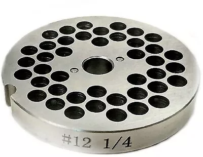 #12 1/4  (6mm - Coarse Sausage) Reversible Meat Grinder Plate - Butcher Better • $19.99