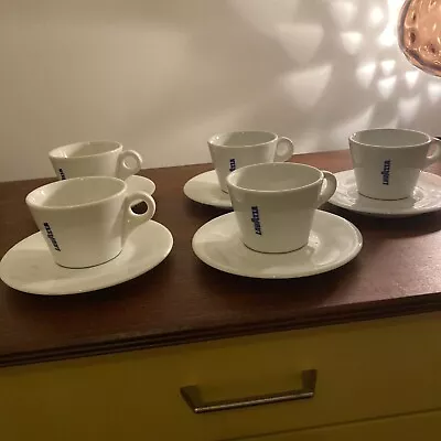 Set Of 5 Lavazza Coffee Cups And Saucers • £30