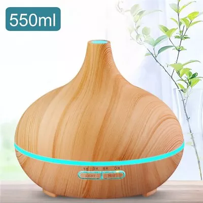 $27.09 • Buy 550ML Aroma Aromatherapy Diffuser LED Oil Ultrasonic Air Humidifier Purifier AU