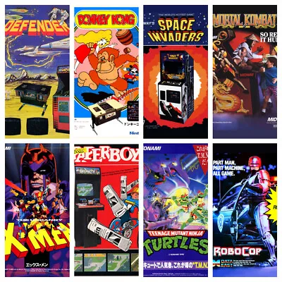 £3.50 • Buy Arcade Poster Prints, Retro Vintage Style Home Wall Art, Sizes A5 Or A4