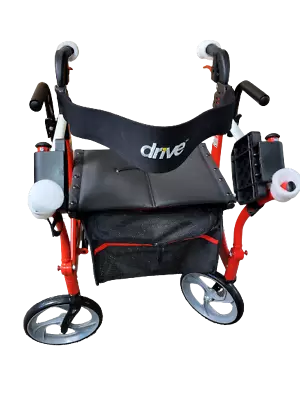 Drive Medical Nitro Duet Rollator Walker Transport Chair RTL10266DT  • $349