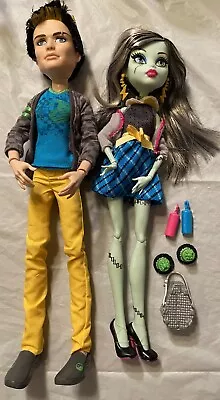 Monster High Doll PICNIC CASKET Frankie Stein & Jackson Jekyll With Accessories • $49.99