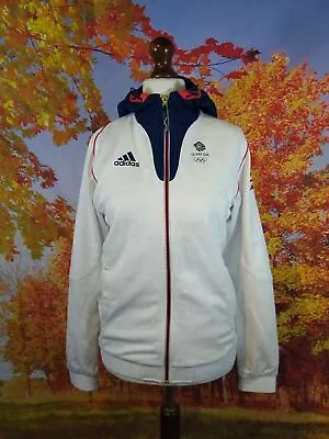 Team GB Great Britain Olympics Adidas Cotton Blend Jacket. UK Women's Size XS • £47