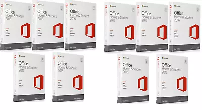 Microsoft Office Mac Home Student 2016 (10 Units) #New • $599.95