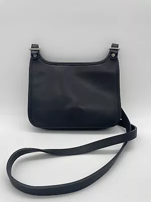 COACH Saddle Bag Mini Crossbody Smooth Leather In Black No. C03-9132 • £24.12