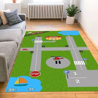 Kids Play Rug Play Mat Play Rug Digital Printed Rug Popular Rug Modern Rug • $25