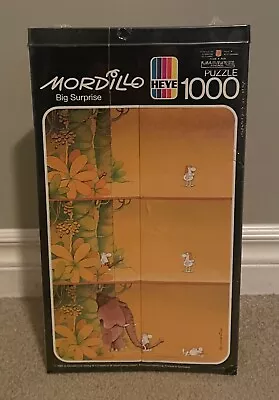 Heye Mordillo Big Surprise Puzzle FACTORY SEALED 1000 Pieces RARE Vintage 1985 • $159.99