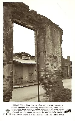 Ruins At Hornitos Mariposa County California Rppc Vintage Postcard • $5.75