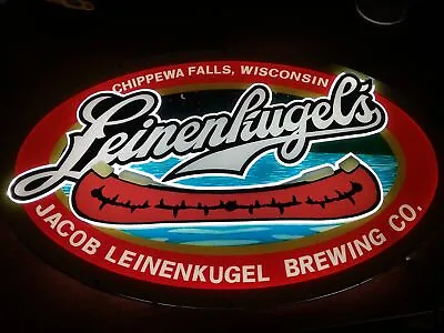 $107.99 • Buy Leinenkugel's Canoe Brewing Wisconsin 3D LED Neon Light Sign 17  Beer Bar Gift