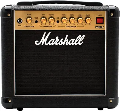 Marshall DSL1-CR 1W Combo Amplifier 1 X 8  All-Valve With Reverb (NEW BOXED) • £239.99