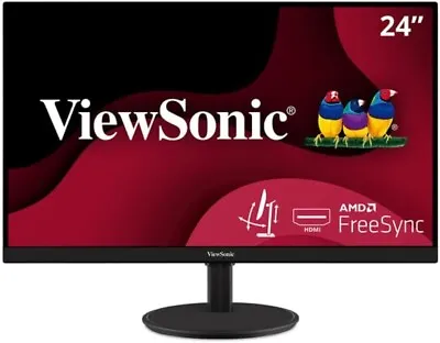 ViewSonic 1080p 75Hz Monitor VA2447-MHJ 24  With FreeSync • $89.99