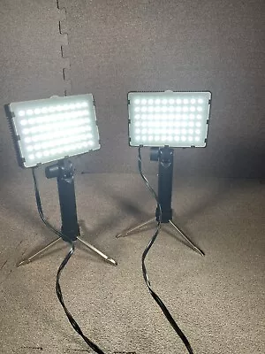 Set Of 2 EMART Continuous Portable Photography Video Lights For Table Top • $39.95