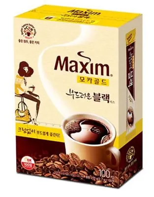 Korean Instant Coffee Maxim Mocha Gold Soft Black Mix 100 Sticks • $70.18