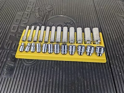 #bf202 MAC Tools  USA! SMM246PTR 6 Point Metric Deep Shallow Socket Set 5-15mm • $249.95