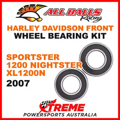$38.17 • Buy 25-1394 HD Sportster 1200 Nightster XL1200N 2007 Front Wheel Bearing Kit