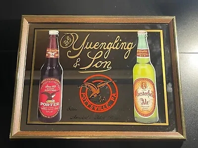 Yuengling & Son Beer Americas Oldest Brewery Pottsville PA Bar Mirror Porter Ale • $79.95
