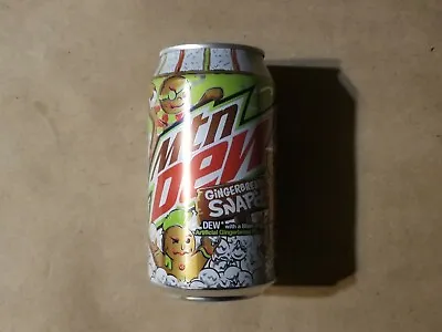 Mountain Mtn Dew Gingerbread Snap'd 12 Oz Full Can (Exp. April 18 2022) • $10.99