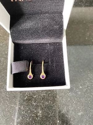 $580 • Buy Pandora Love Pod 18k Earrings