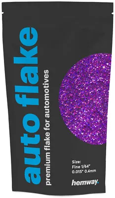 Hemway Purple Holographic Metal Flake 0.015  100g Auto Car Glitter Paint Spray • $18.59