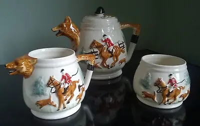 Vintage Keele Street Pottery Teapot Set 1950's • £30