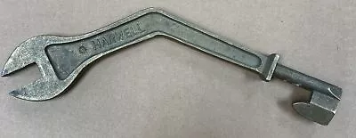 Harwell Solid Cast Brass Water Meter Key Vintage Utility Wrench • $24.99