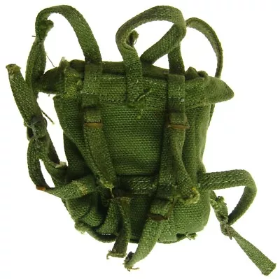 Vintage 1960's GI Joe Hasbro Early Heavy Weave Action Soldier Rucksack Backpack • $9.99