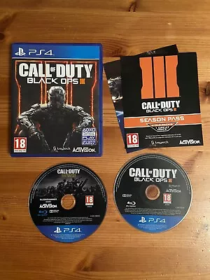 Call Of Duty : Black Ops 3 + CoD WW2 (PlayStation 4) PS4 Bundle - Free P&P • £11.99