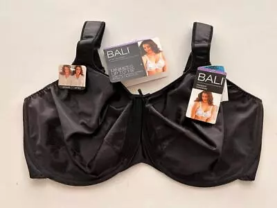 Bali Minimizer Bra Size 36DD 42D 42DDD Mesh Back Satin Tracings Style 3562 • $22.99